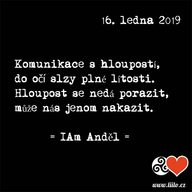 Denní báseň 16. ledna 2019