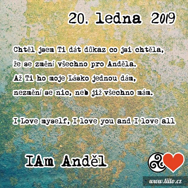 Neděle 20. ledna 2019