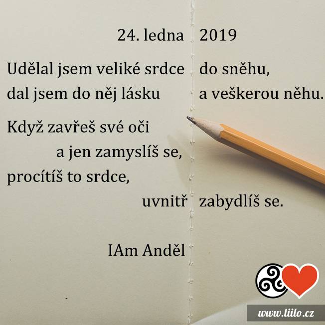 Čtvrtek 24. ledna 2019