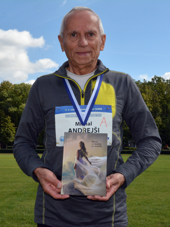 Pan Michal - Medajlistka Seniorského pětiboje 2019 Kladno